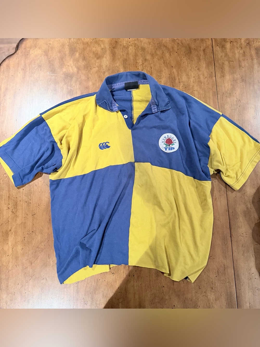 Vintage Canterbury of New Zealand Rugby Jersey - NSW Rugby TIP - Cropped - XXXXL